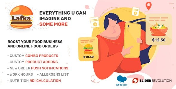 Lafka – WooCommerce Theme for Burger Pizza Fast Food Delivery & Restaurant